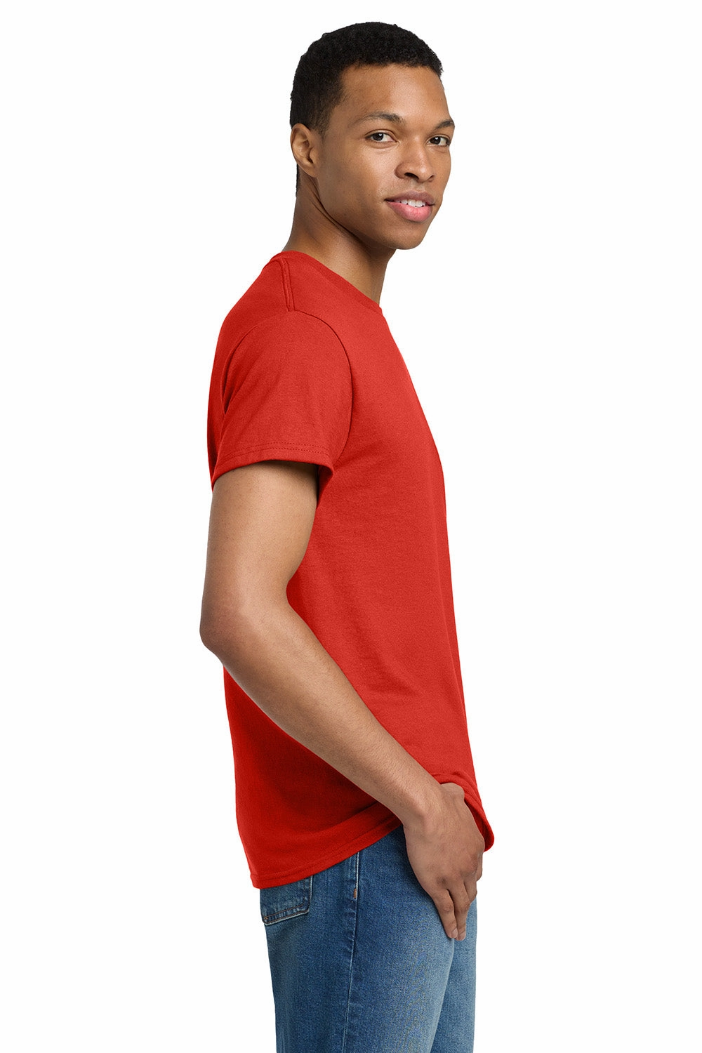 Gildan Mens Ultra Short Sleeve Crewneck T-Shirt - Red