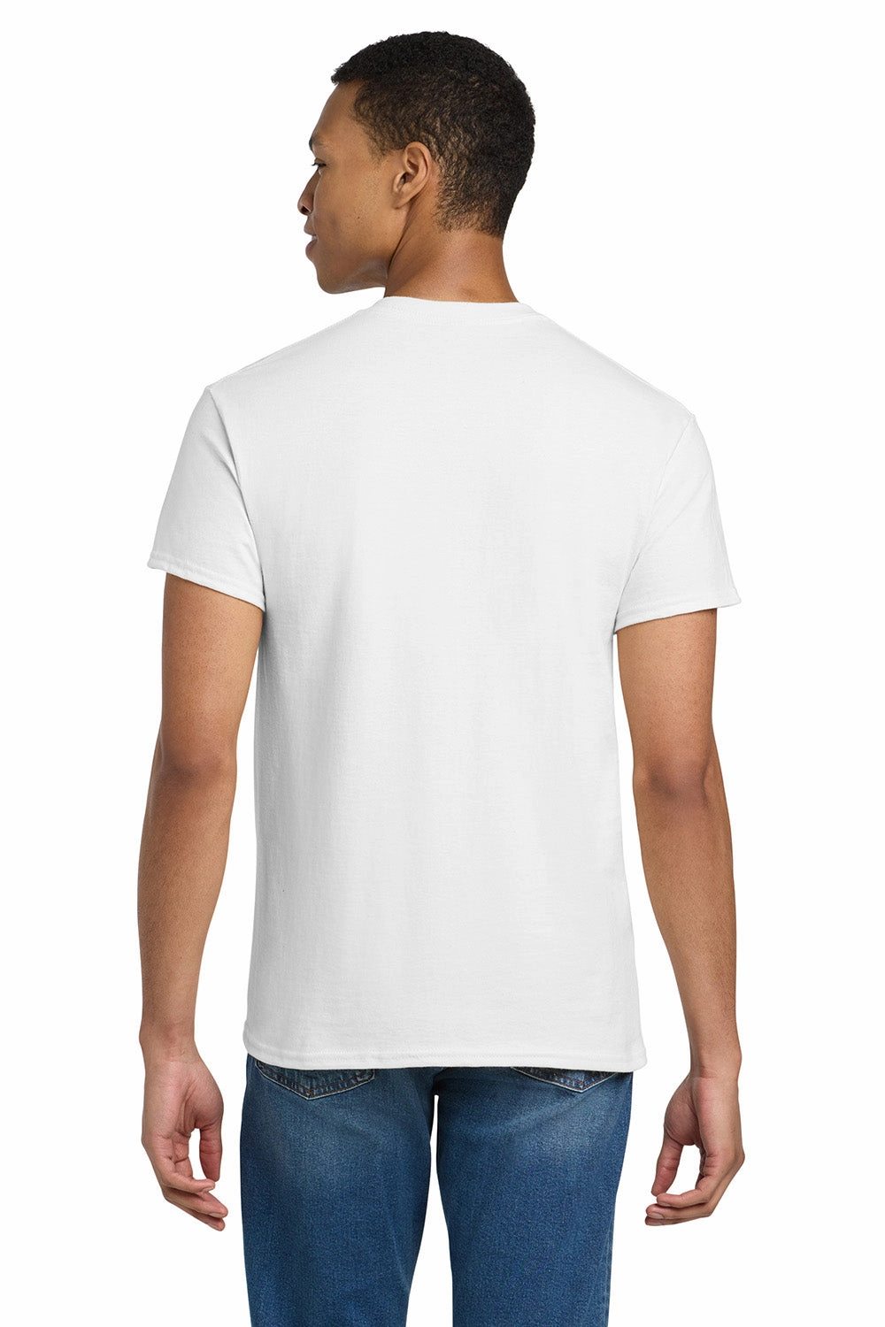 Gildan Mens Ultra Short Sleeve Crewneck T-Shirt - White