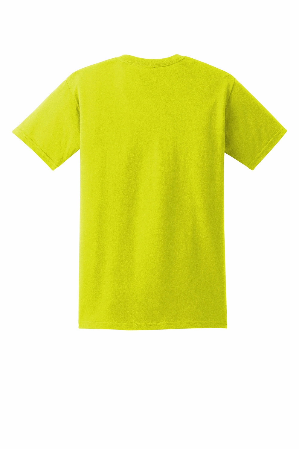 Gildan Mens Ultra Short Sleeve Crewneck T-Shirt w/ Pocket - Safety Green