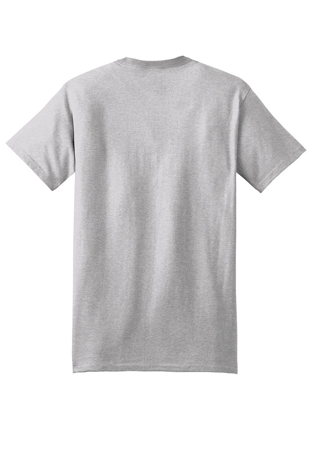 Hanes Mens Beefy-T Short Sleeve Crewneck T-Shirt - Ash Grey