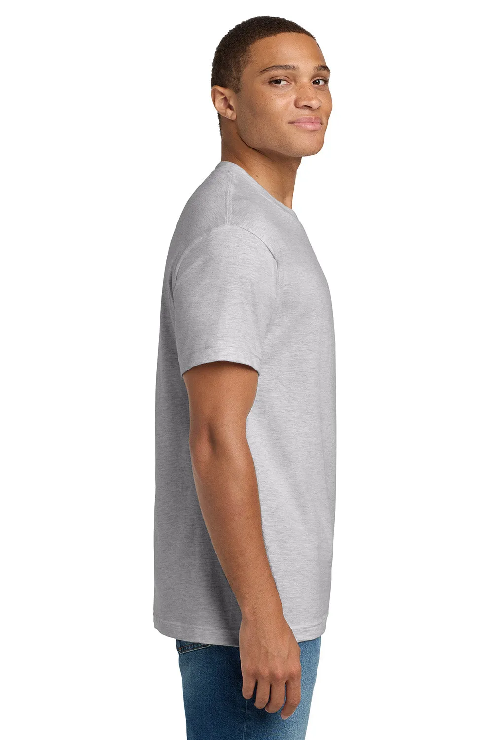 Hanes Mens Beefy-T Short Sleeve Crewneck T-Shirt - Ash Grey