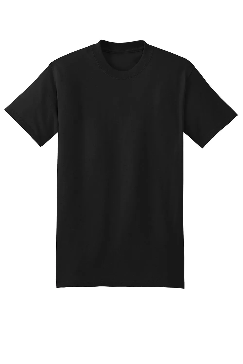 Hanes Mens Beefy-T Short Sleeve Crewneck T-Shirt - Black