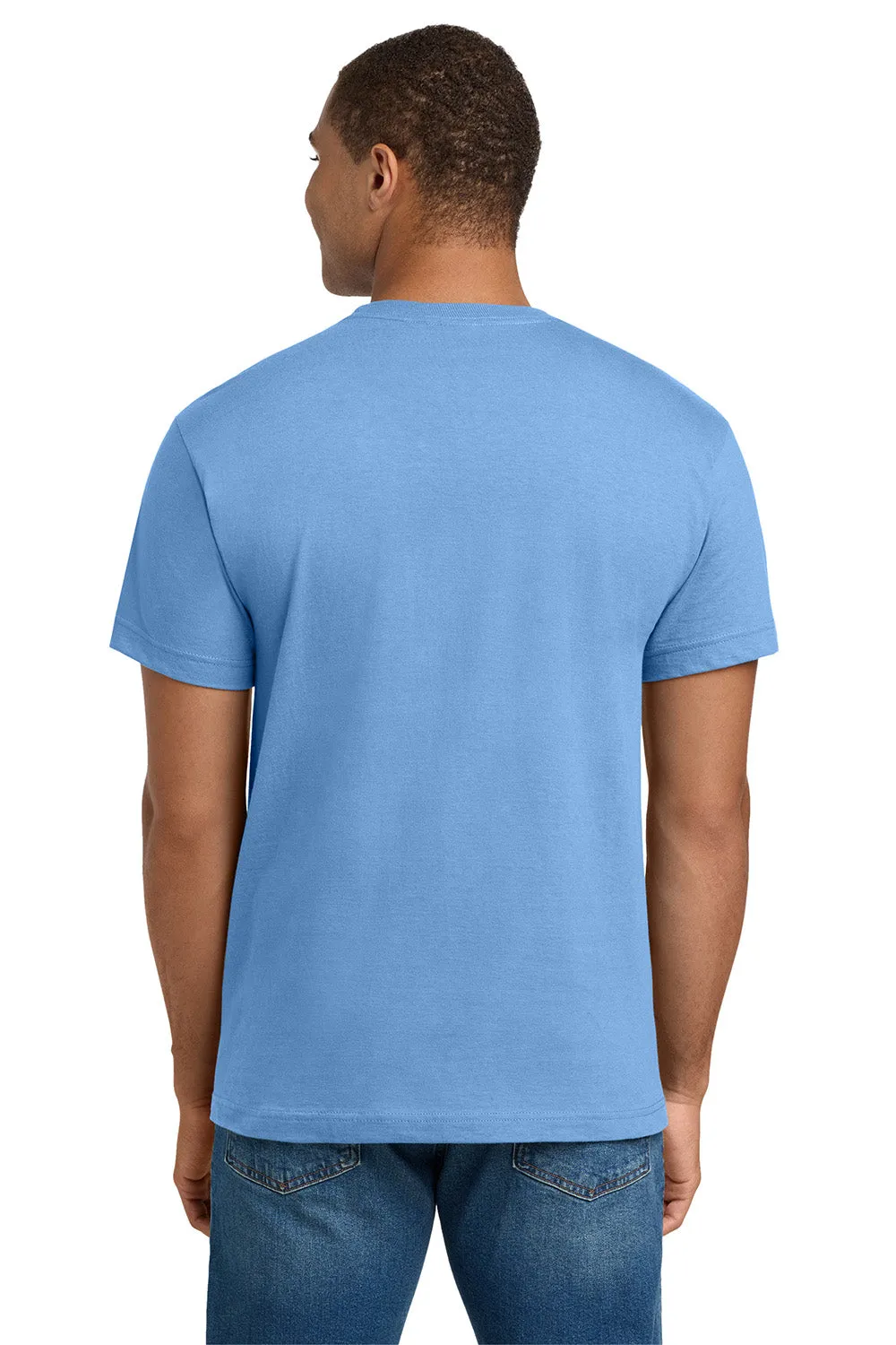 Hanes Mens Beefy-T Short Sleeve Crewneck T-Shirt - Carolina Blue