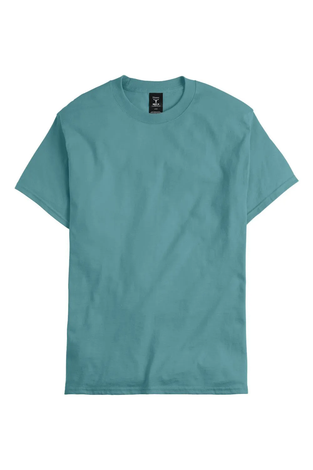 Hanes Mens Beefy-T Short Sleeve Crewneck T-Shirt - Clay Green