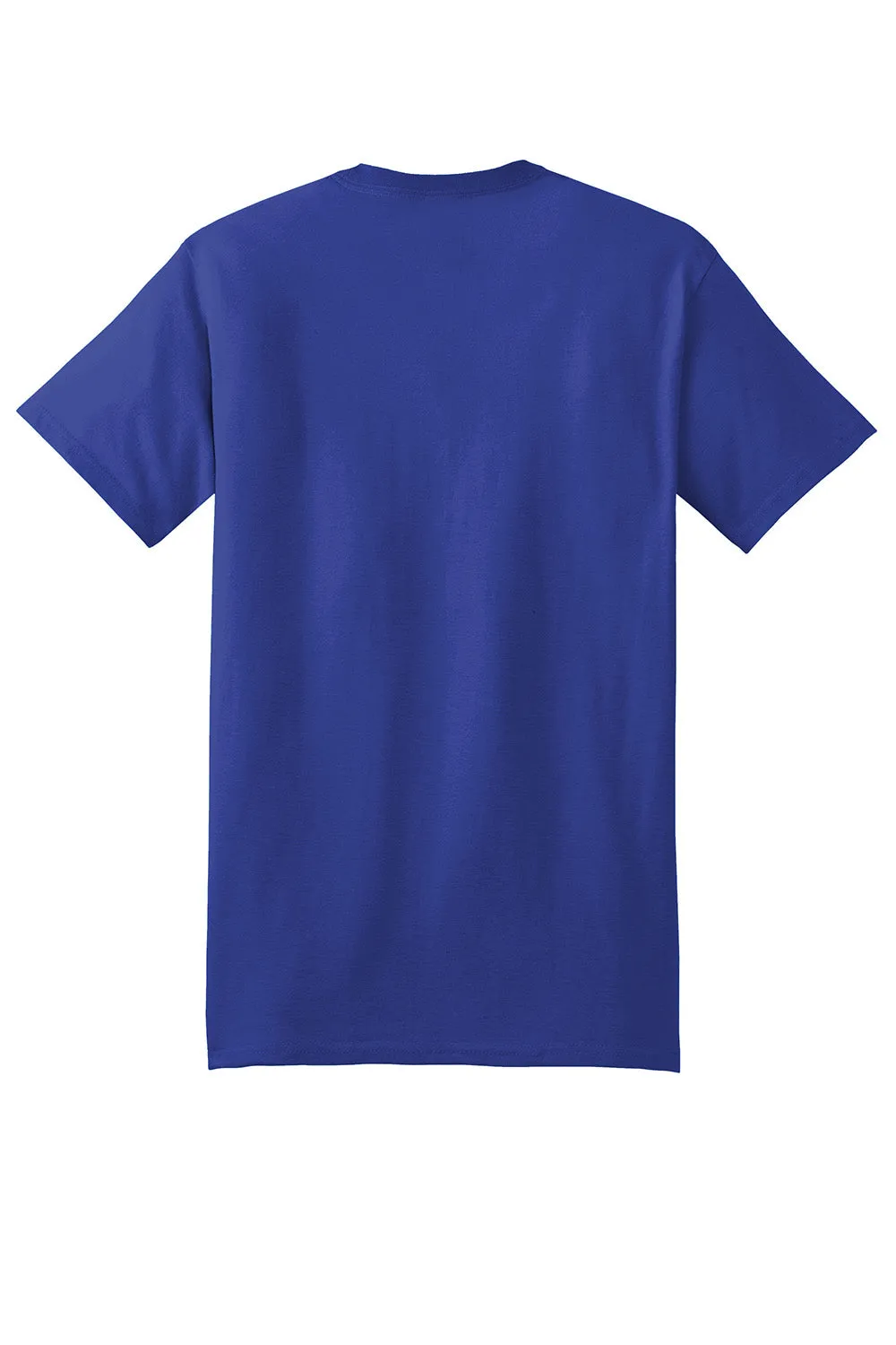 Hanes Mens Beefy-T Short Sleeve Crewneck T-Shirt - Deep Royal Blue