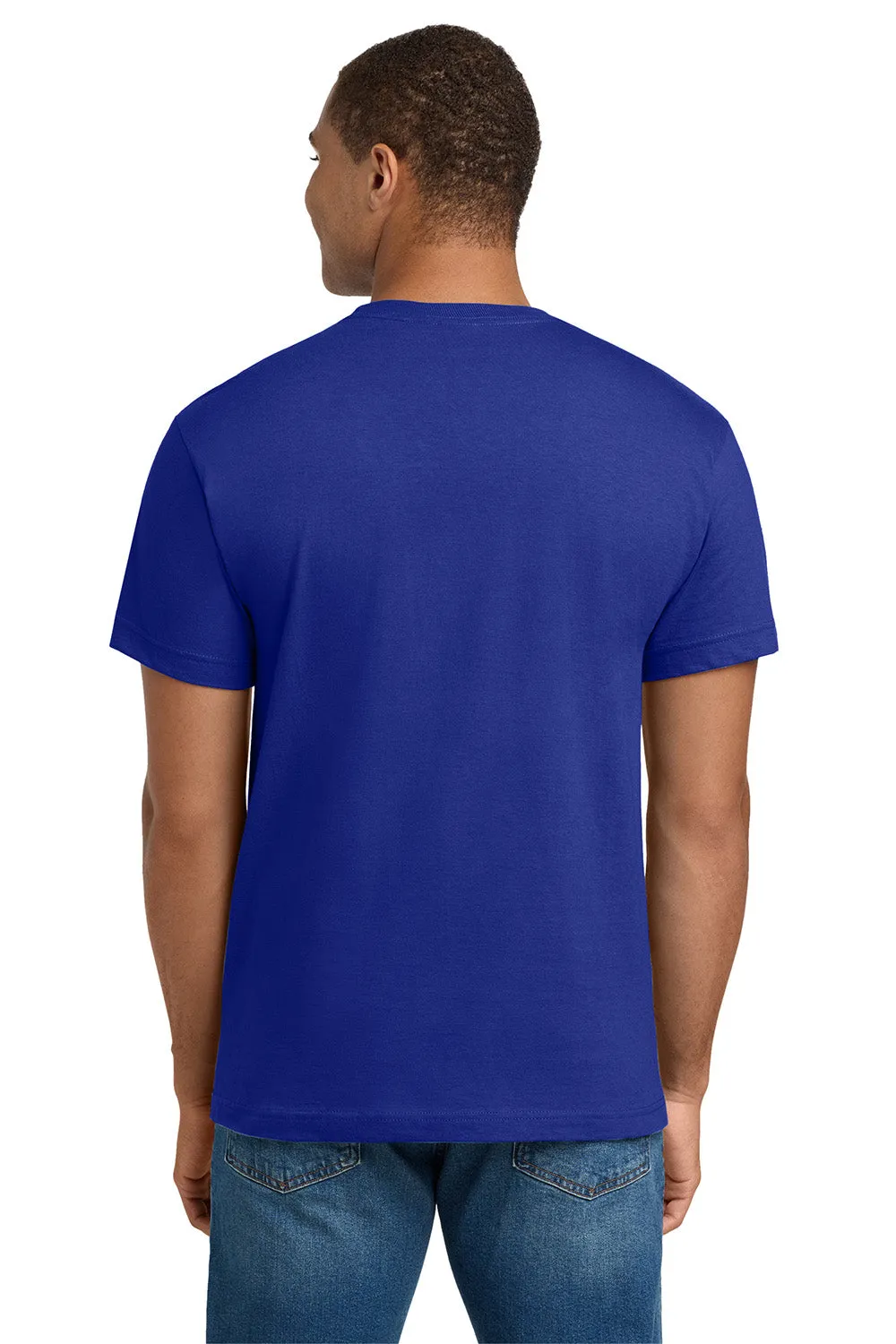 Hanes Mens Beefy-T Short Sleeve Crewneck T-Shirt - Deep Royal Blue