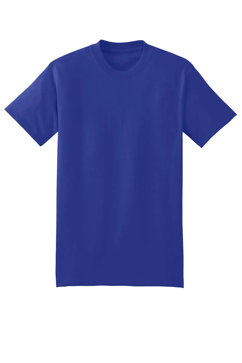 Hanes Mens Beefy-T Short Sleeve Crewneck T-Shirt - Deep Royal Blue