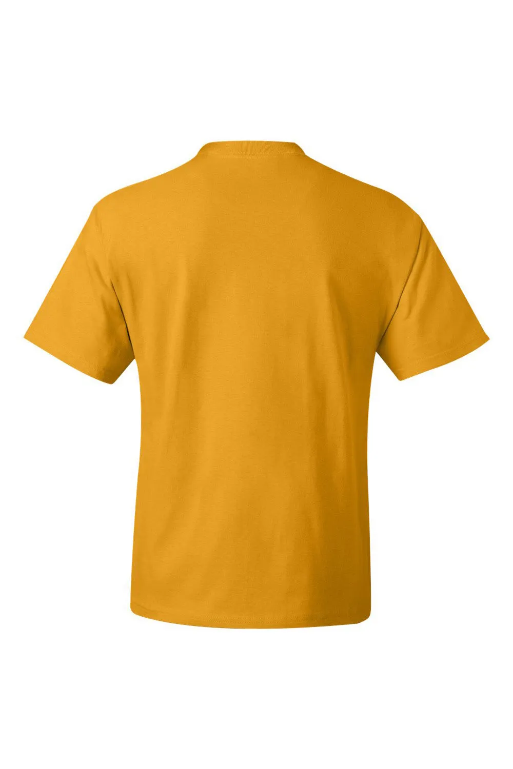 Hanes Mens Beefy-T Short Sleeve Crewneck T-Shirt - Gold