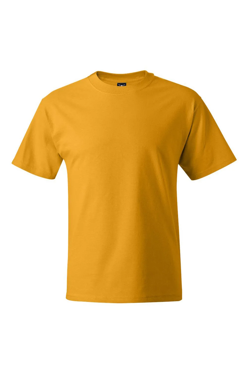 Hanes Mens Beefy-T Short Sleeve Crewneck T-Shirt - Gold