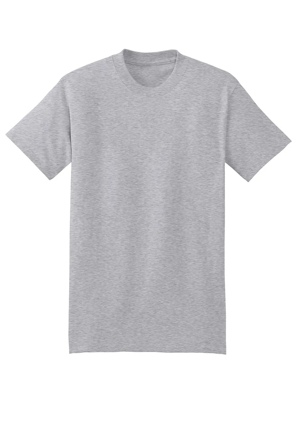 Hanes Mens Beefy-T Short Sleeve Crewneck T-Shirt - Light Steel Grey