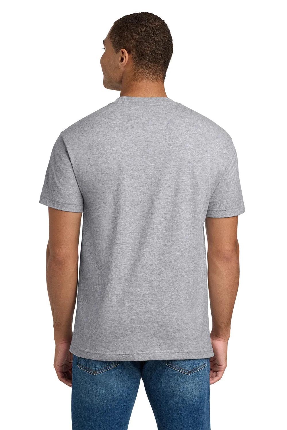 Hanes Mens Beefy-T Short Sleeve Crewneck T-Shirt - Light Steel Grey
