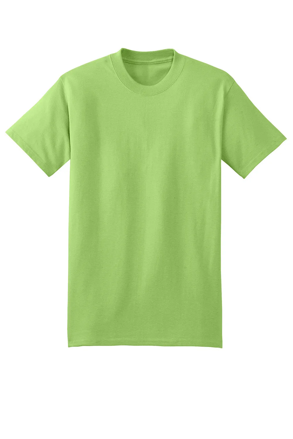 Hanes Mens Beefy-T Short Sleeve Crewneck T-Shirt - Lime Green