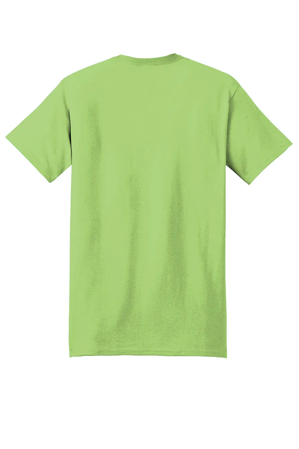 Hanes Mens Beefy-T Short Sleeve Crewneck T-Shirt - Lime Green