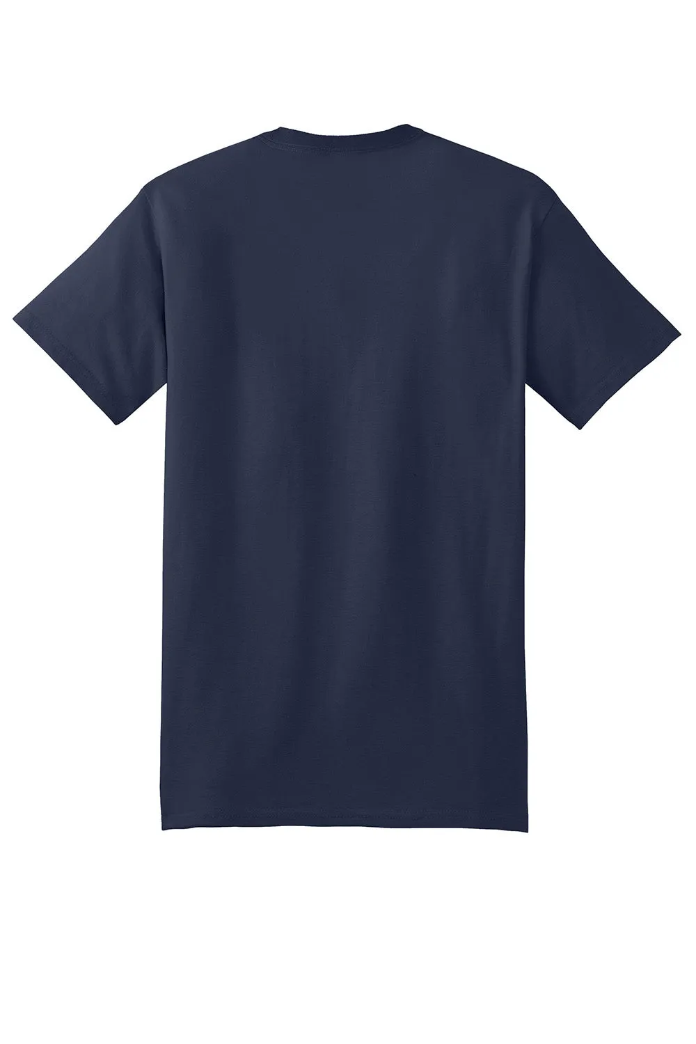 Hanes Mens Beefy-T Short Sleeve Crewneck T-Shirt - Navy Blue