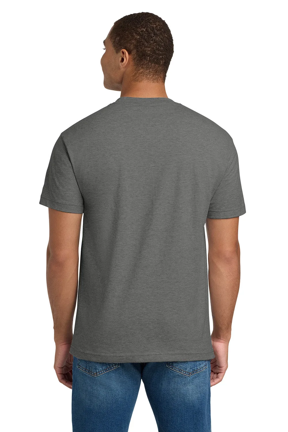Hanes Mens Beefy-T Short Sleeve Crewneck T-Shirt - Oxford Grey