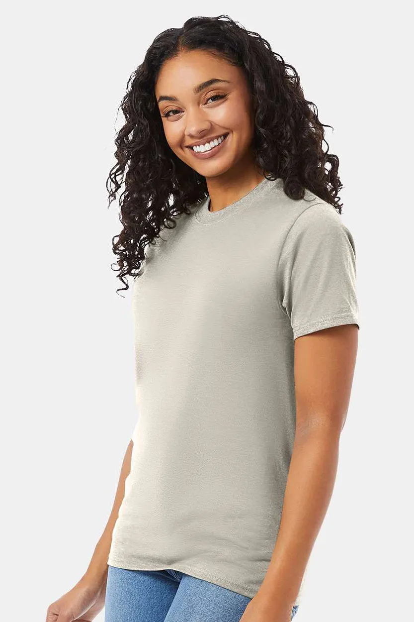 Hanes Mens Beefy-T Short Sleeve Crewneck T-Shirt - Sand