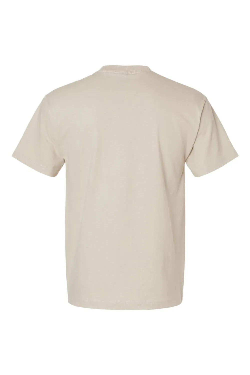 Hanes Mens Beefy-T Short Sleeve Crewneck T-Shirt - Sand