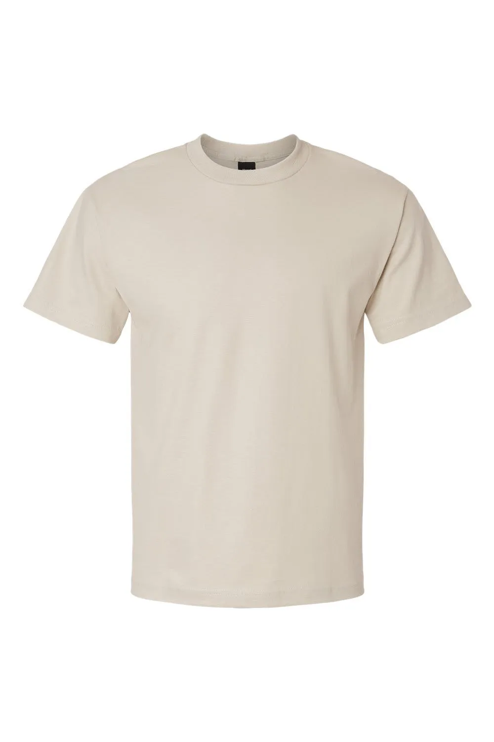 Hanes Mens Beefy-T Short Sleeve Crewneck T-Shirt - Sand