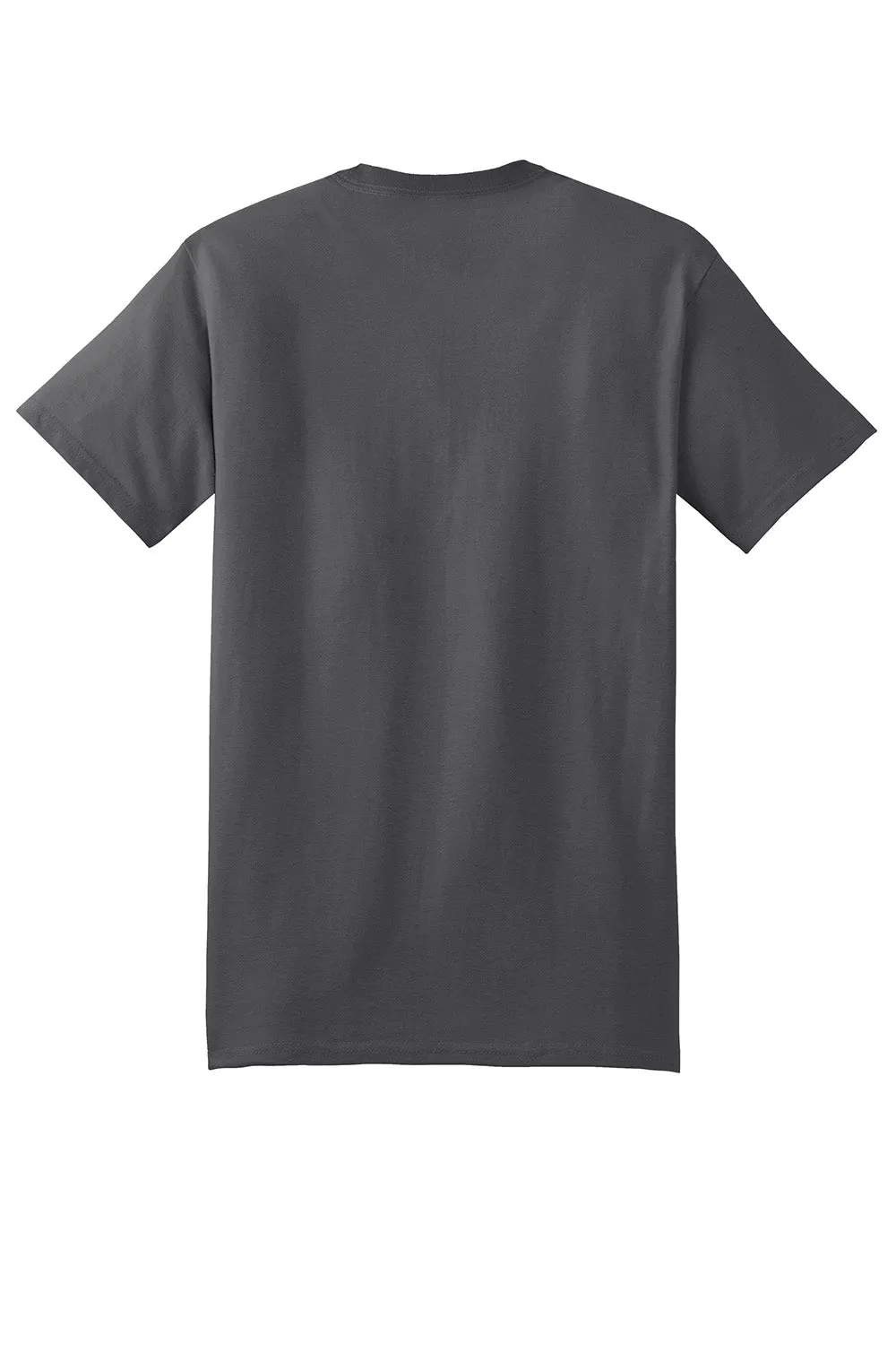 Hanes Mens Beefy-T Short Sleeve Crewneck T-Shirt - Smoke Grey