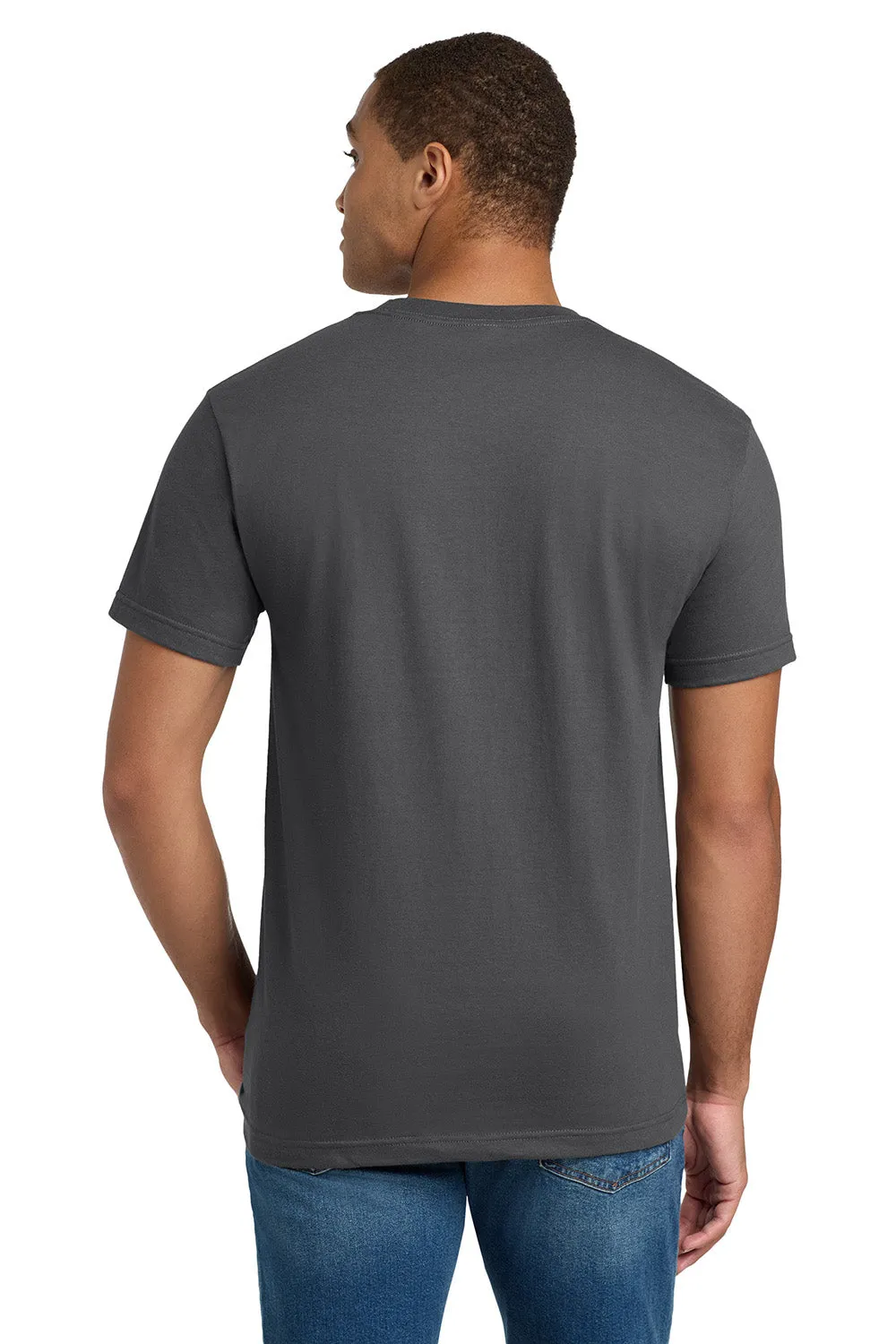 Hanes Mens Beefy-T Short Sleeve Crewneck T-Shirt - Smoke Grey