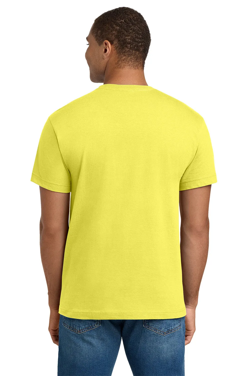 Hanes Mens Beefy-T Short Sleeve Crewneck T-Shirt - Yellow