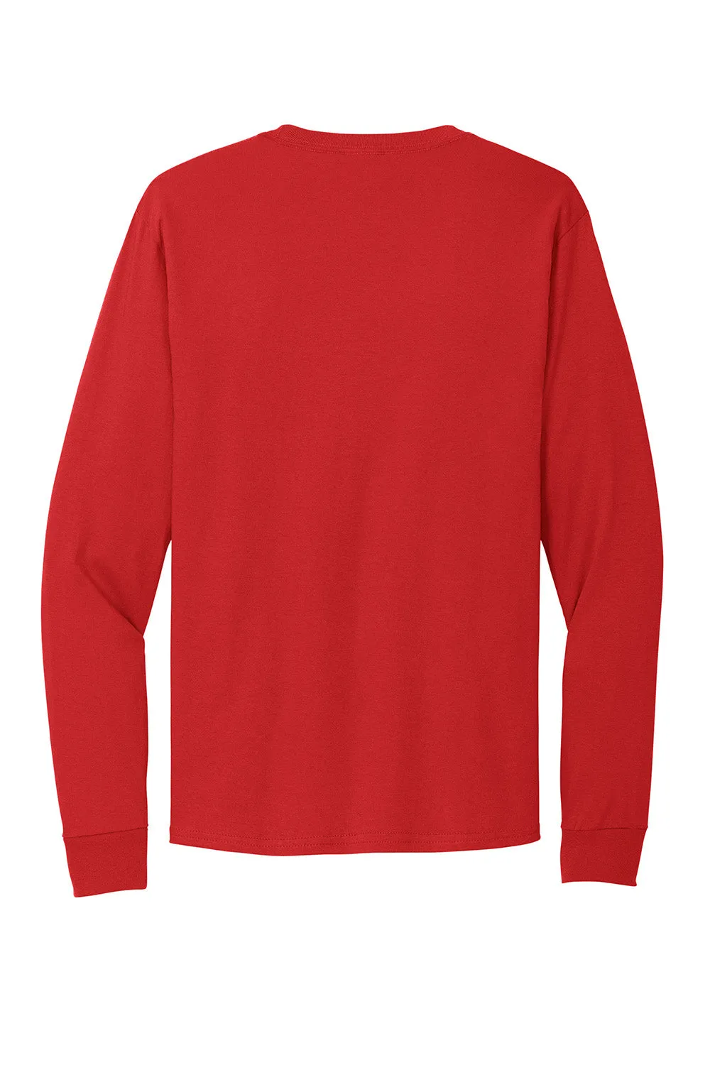 Hanes Mens ComfortSoft Long Sleeve Crewneck T-Shirt - Athletic Red