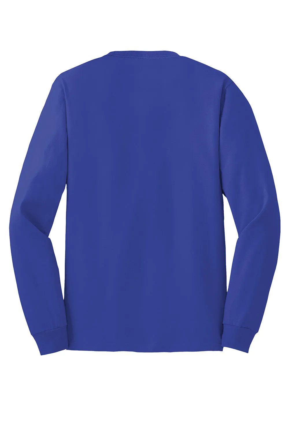 Hanes Mens ComfortSoft Long Sleeve Crewneck T-Shirt - Deep Royal Blue