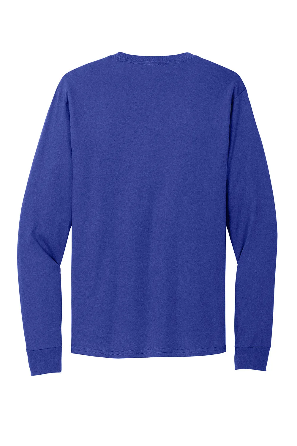 Hanes Mens ComfortSoft Long Sleeve Crewneck T-Shirt - Deep Royal Blue