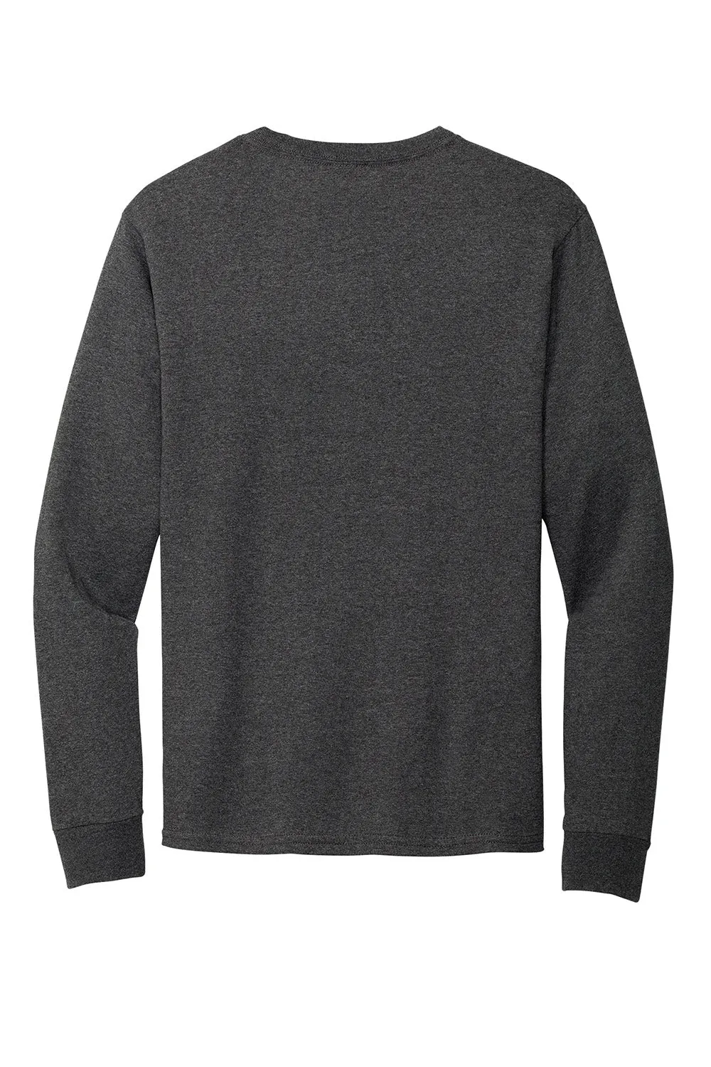 Hanes Mens ComfortSoft Long Sleeve Crewneck T-Shirt - Heather Charcoal Grey
