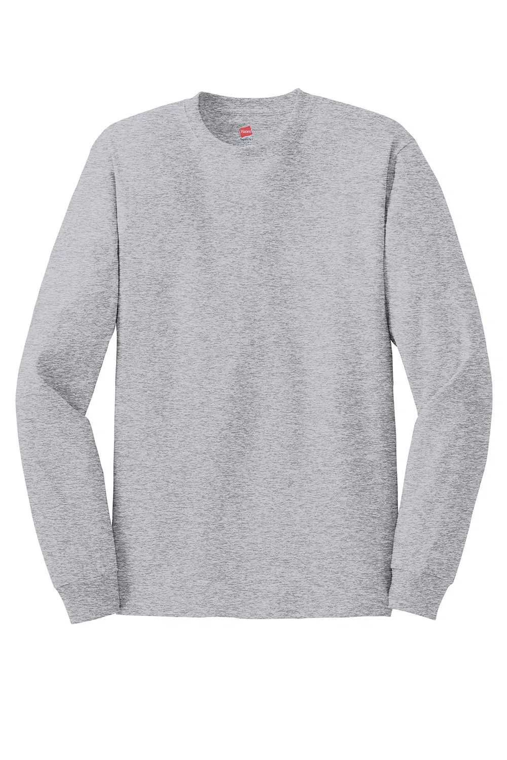 Hanes Mens ComfortSoft Long Sleeve Crewneck T-Shirt - Light Steel Grey