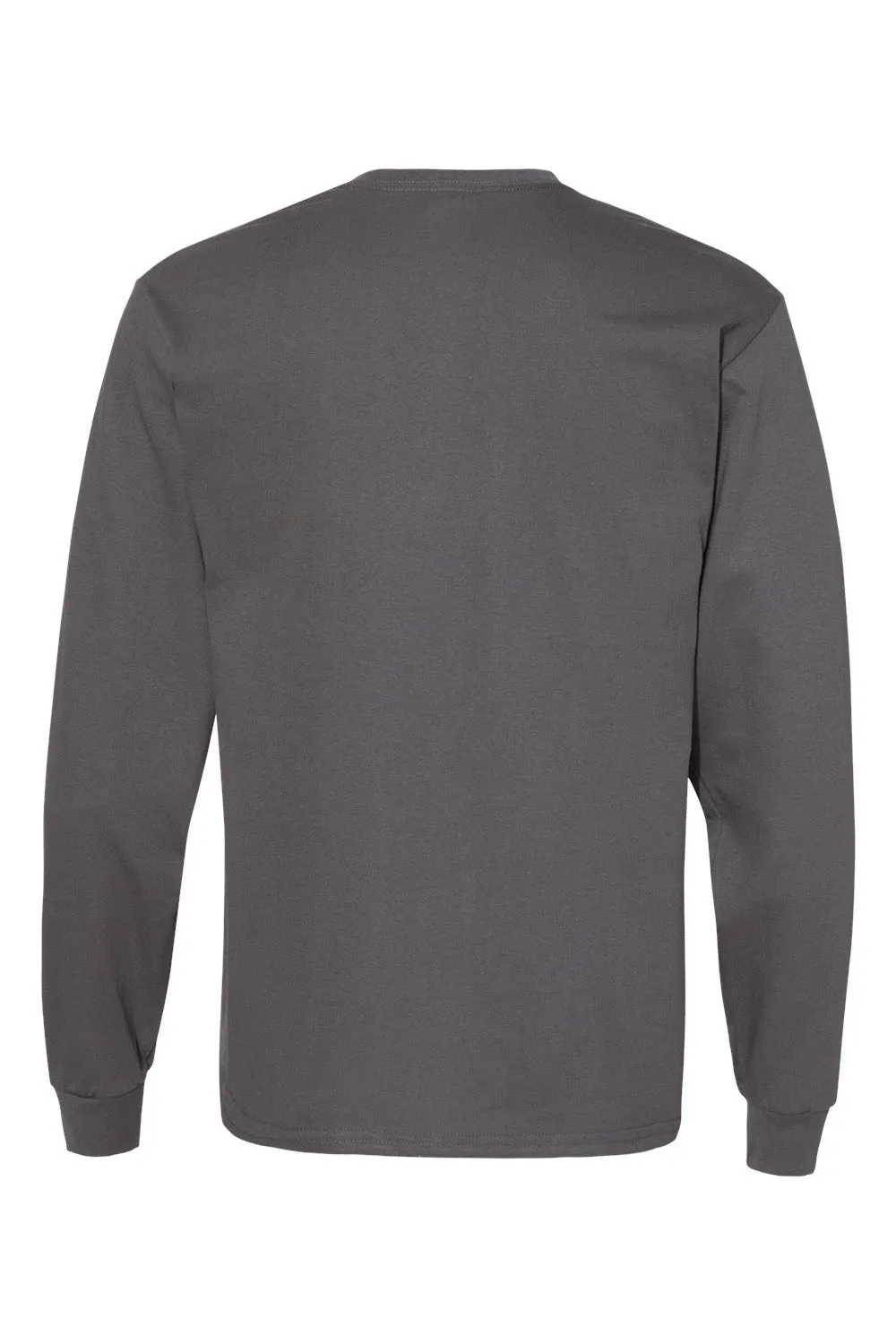 Hanes Mens ComfortSoft Long Sleeve Crewneck T-Shirt - Smoke Grey