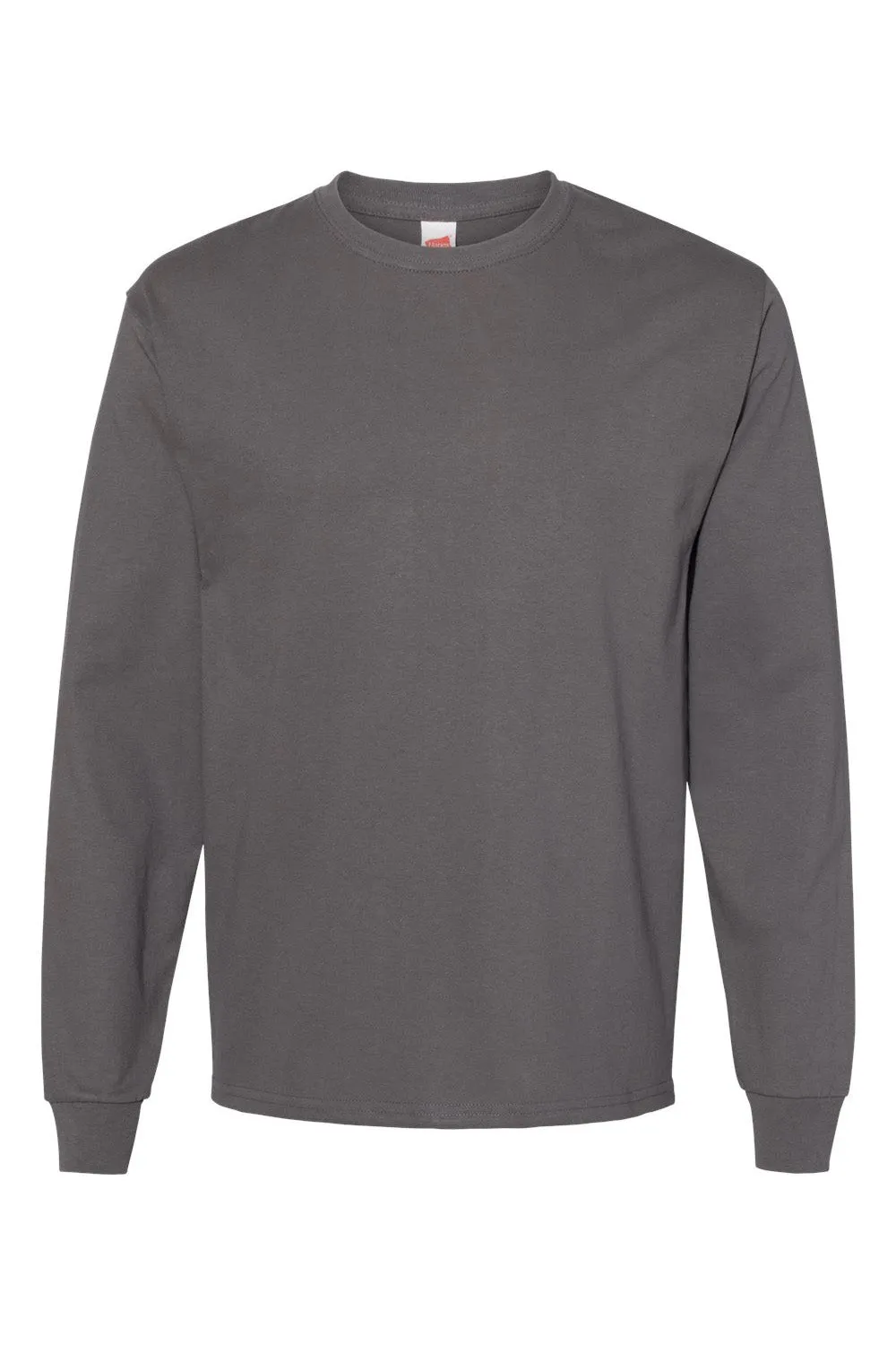 Hanes Mens ComfortSoft Long Sleeve Crewneck T-Shirt - Smoke Grey