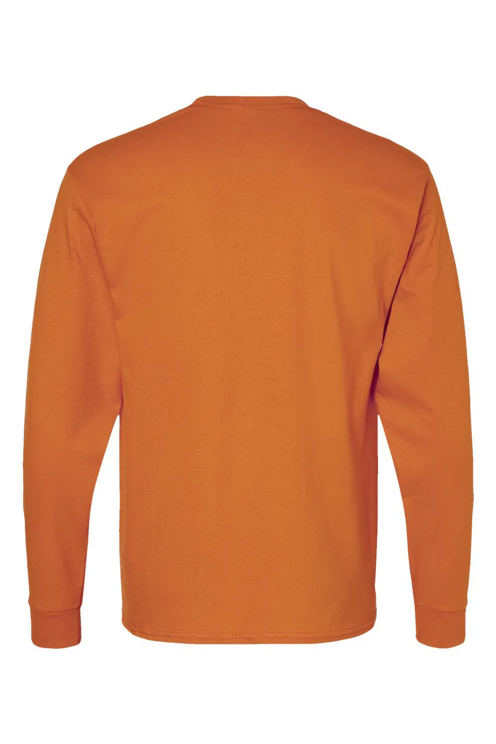 Hanes Mens ComfortSoft Long Sleeve Crewneck T-Shirt - Texas Orange