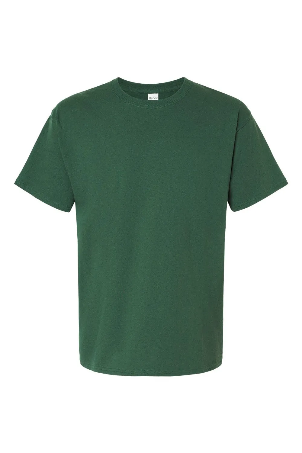 Hanes Mens ComfortSoft Short Sleeve Crewneck T-Shirt - Athletic Dark Green