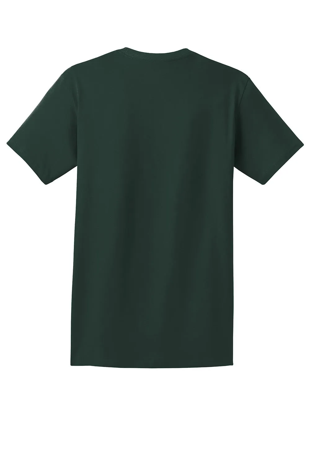 Hanes Mens ComfortSoft Short Sleeve Crewneck T-Shirt w/ Pocket - Deep Forest Green
