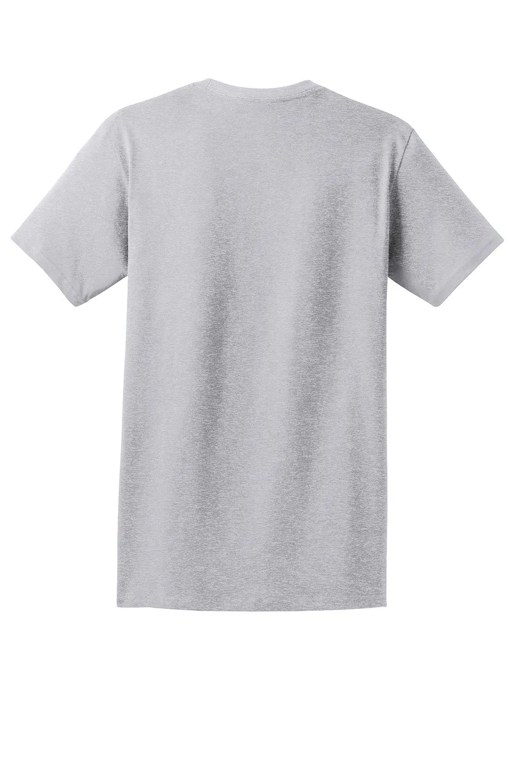 Hanes Mens ComfortSoft Short Sleeve Crewneck T-Shirt w/ Pocket - Light Steel Grey