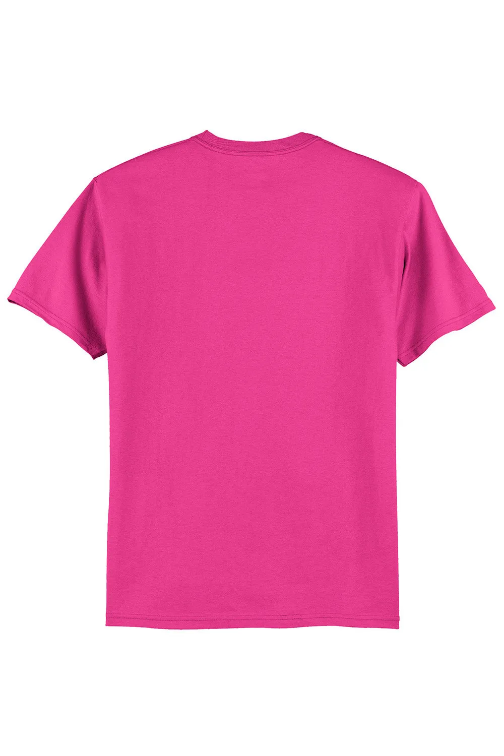 Hanes Mens ComfortSoft Short Sleeve Crewneck T-Shirt - Wow Pink