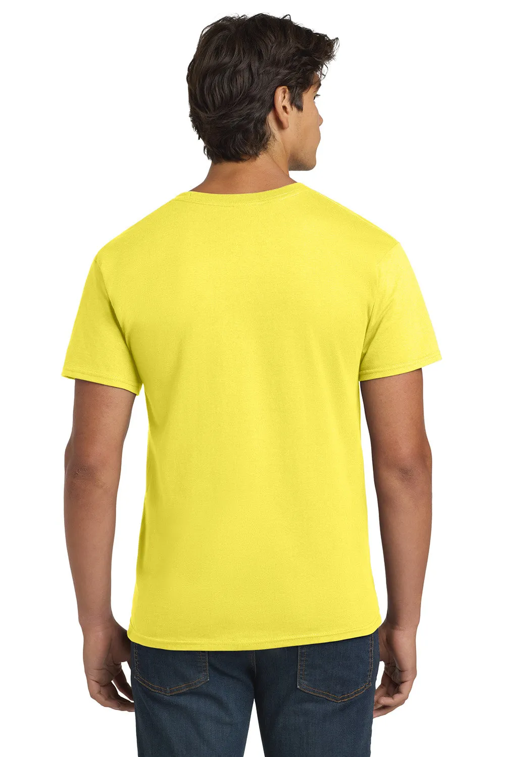 Hanes Mens ComfortSoft Short Sleeve Crewneck T-Shirt - Yellow