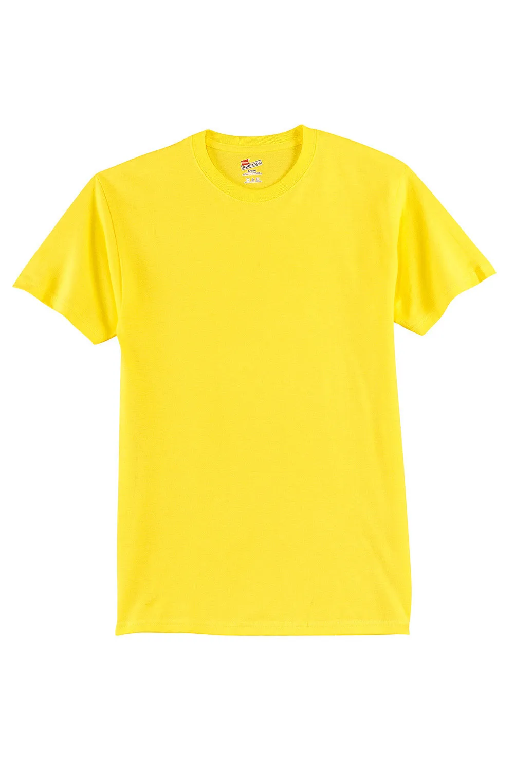 Hanes Mens ComfortSoft Short Sleeve Crewneck T-Shirt - Yellow