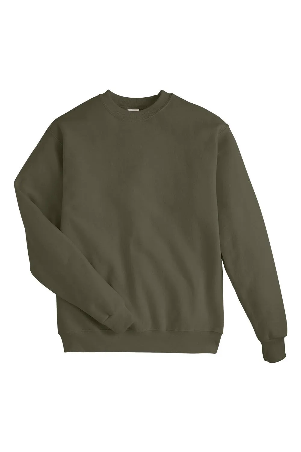 Hanes Mens EcoSmart Print Pro XP Pill Resistant Fleece Crewneck Sweatshirt - Fatigue Green