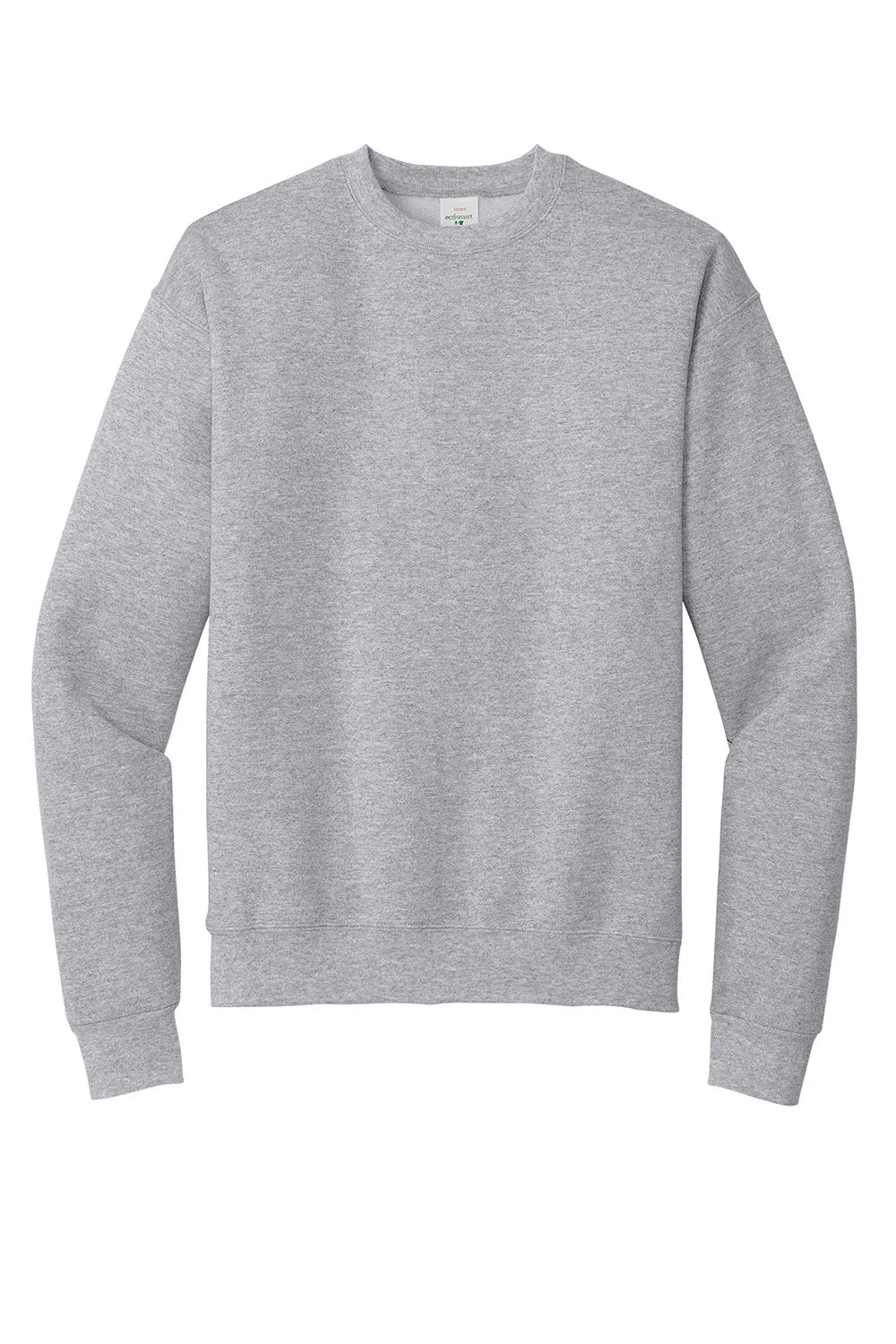 Hanes Mens EcoSmart Print Pro XP Pill Resistant Fleece Crewneck Sweatshirt - Light Steel Grey