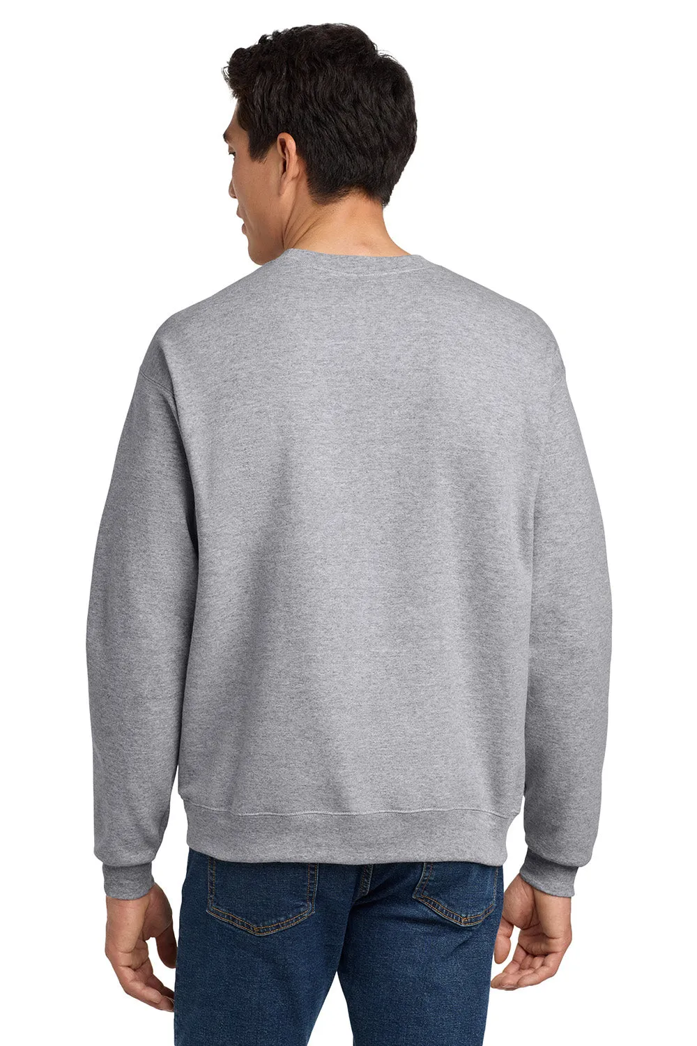 Hanes Mens EcoSmart Print Pro XP Pill Resistant Fleece Crewneck Sweatshirt - Light Steel Grey
