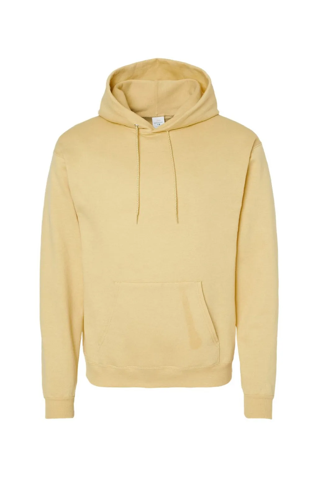 Hanes Mens EcoSmart Print Pro XP Pill Resistant Hooded Sweatshirt Hoodie w/ Pouch Pocket - Athletic Gold