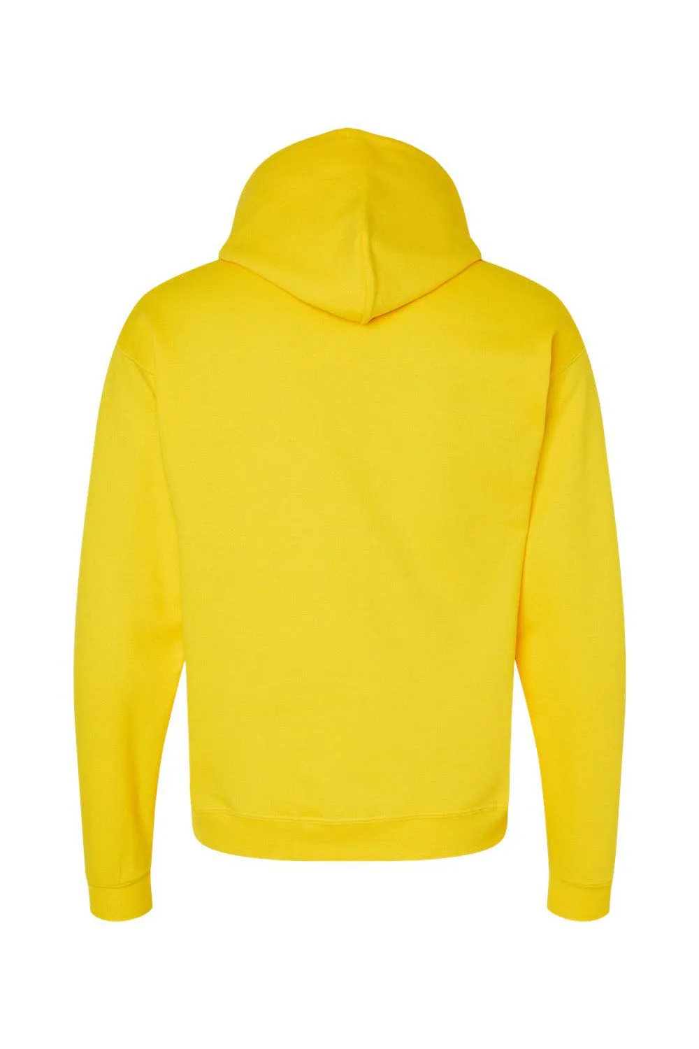 Hanes Mens EcoSmart Print Pro XP Pill Resistant Hooded Sweatshirt Hoodie w/ Pouch Pocket - Athletic Yellow