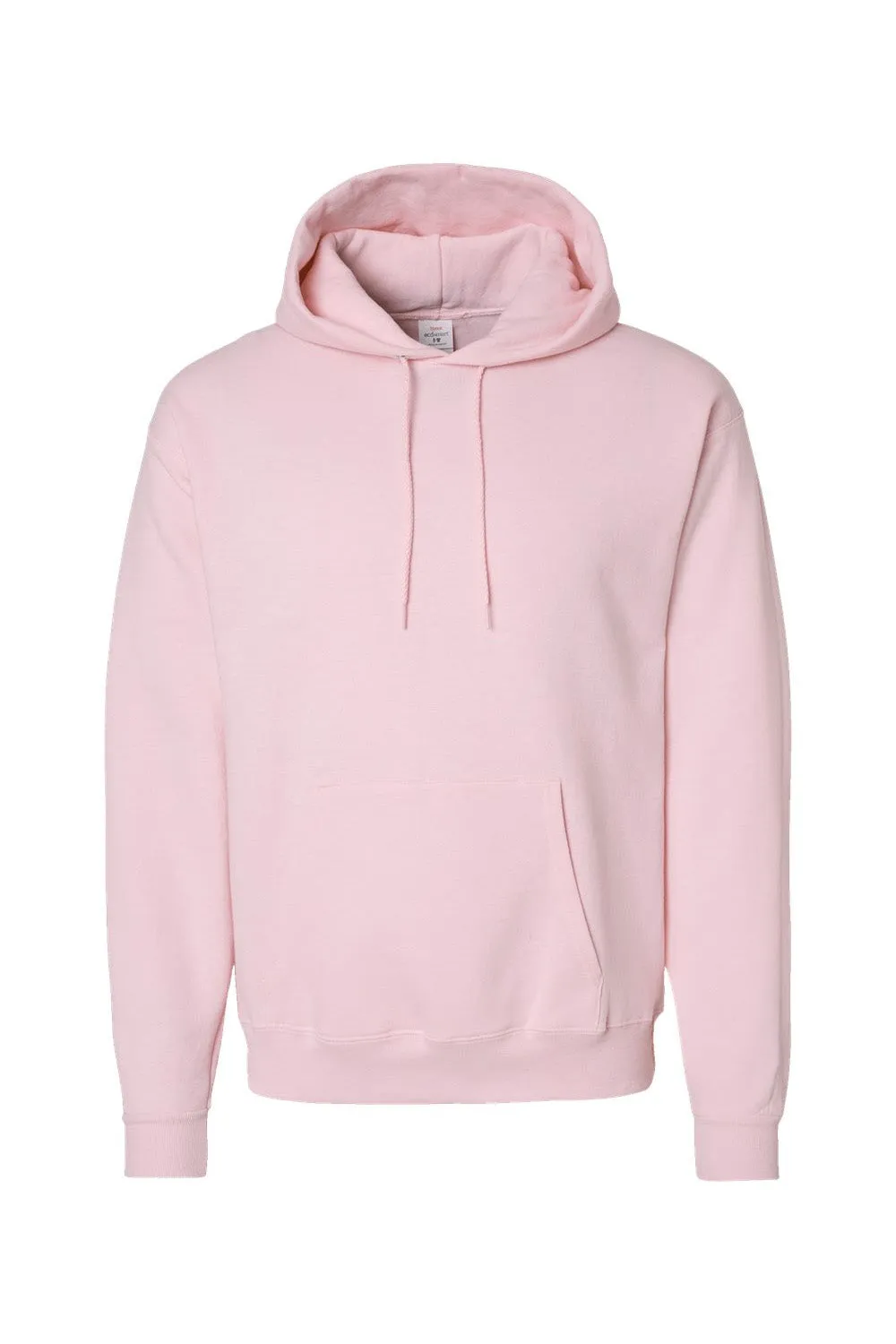 Hanes Mens EcoSmart Print Pro XP Pill Resistant Hooded Sweatshirt Hoodie w/ Pouch Pocket - Pale Pink