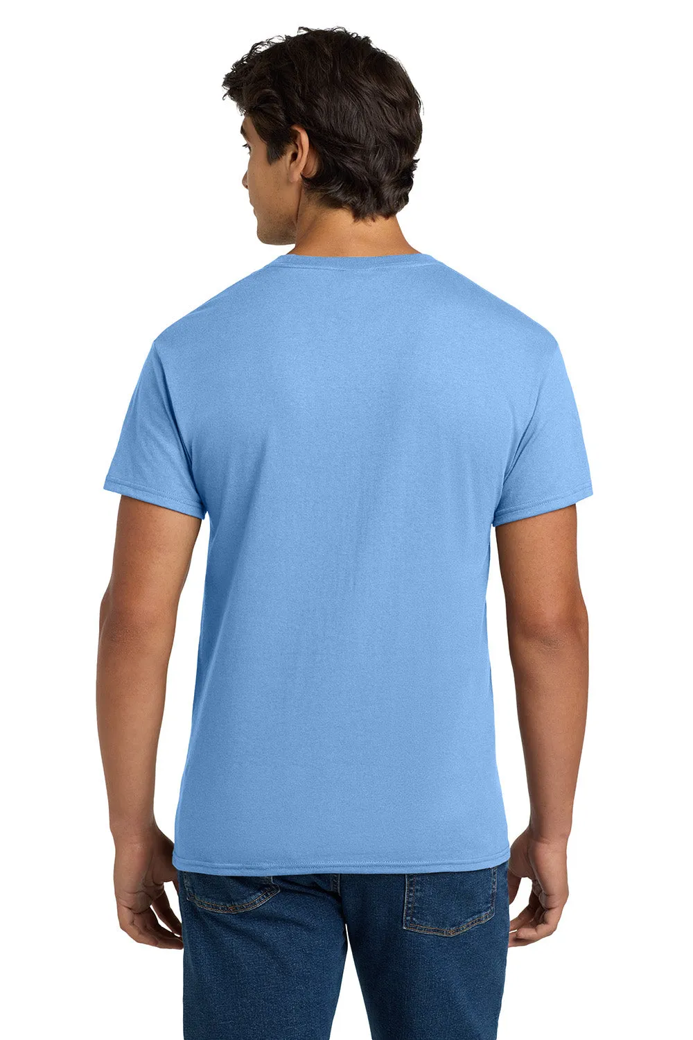 Hanes Mens EcoSmart Short Sleeve Crewneck T-Shirt - Carolina Blue