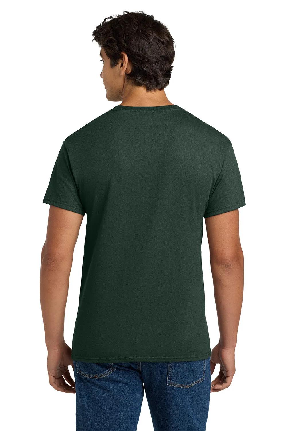 Hanes Mens EcoSmart Short Sleeve Crewneck T-Shirt - Deep Forest Green