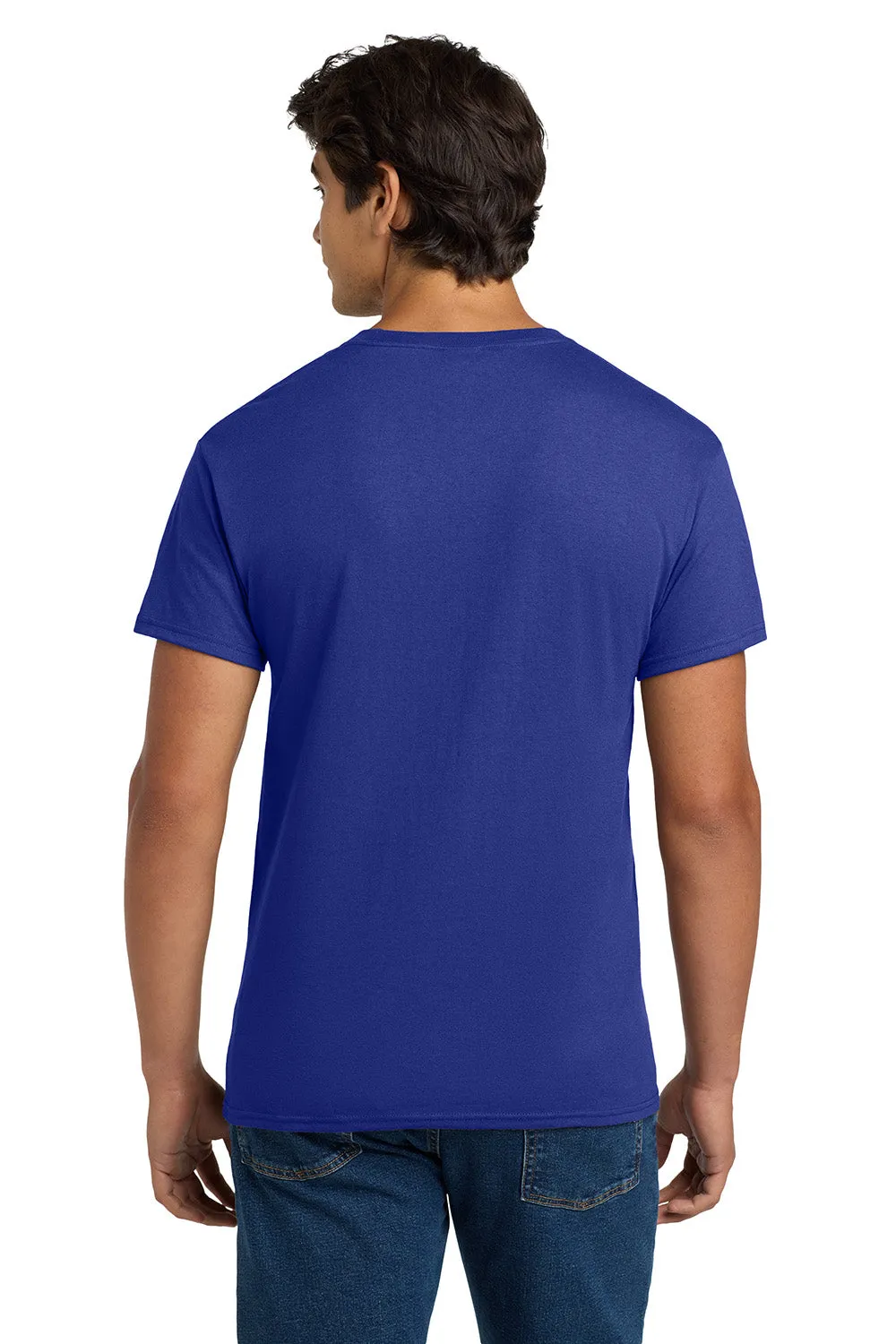 Hanes Mens EcoSmart Short Sleeve Crewneck T-Shirt - Deep Royal Blue