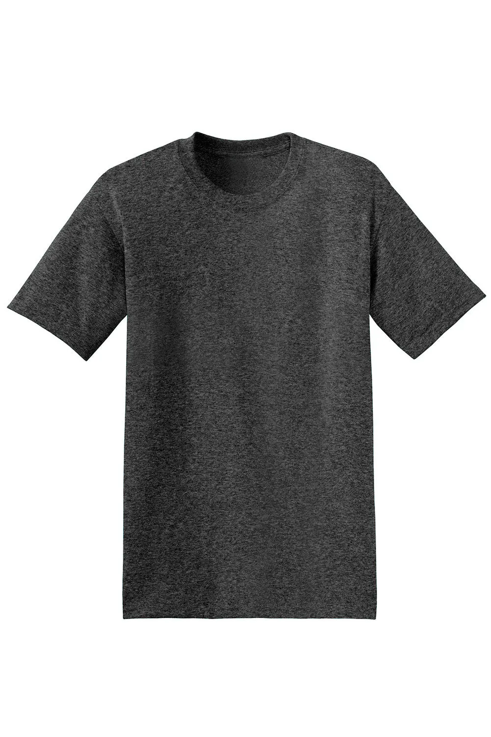 Hanes Mens EcoSmart Short Sleeve Crewneck T-Shirt - Heather Charcoal Grey