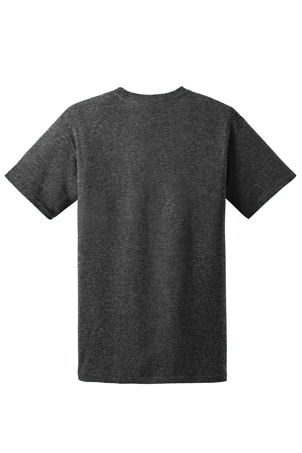Hanes Mens EcoSmart Short Sleeve Crewneck T-Shirt - Heather Charcoal Grey